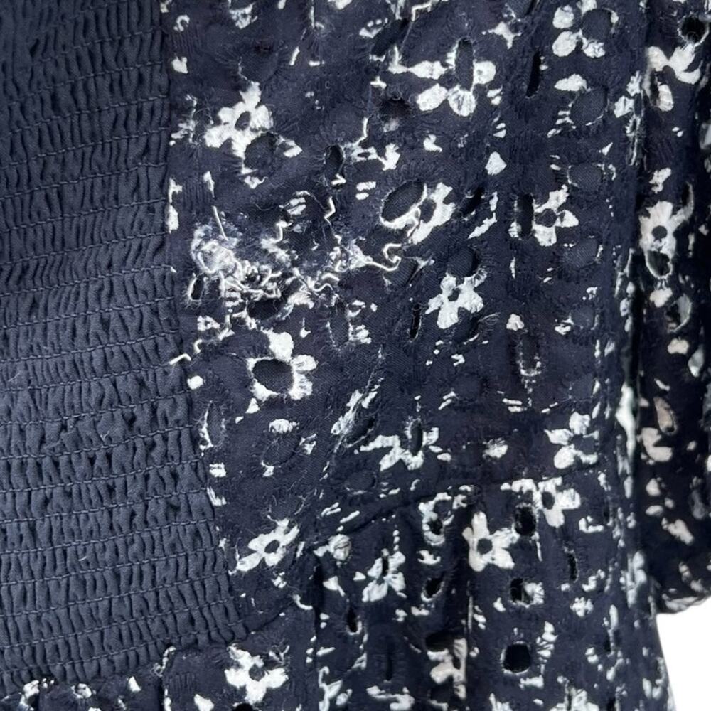 Anthropologie Black and White Floral Dress - Picture 11 of 16